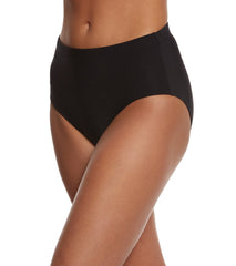 Penbrooke Swimwear - Solid Basic Pant Bikini Bottom With Tummy Control 42545 - Black - Thebra