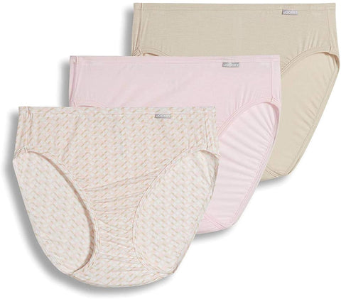 Jockey Panties - Supersoft Soft & Comfy French Cut 3PCK 7048 - Pink, Nude, Multi (902) - Thebra
