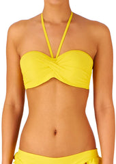 Cleo Swimwear - Matilda Twist Bandeau CW0083 - Yellow - Thebra
