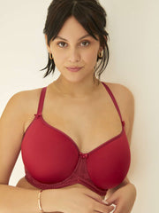 PANACHE - FREE EXPRESS SHIPPING -Cari Moulded Spacer Bra- Raspberry