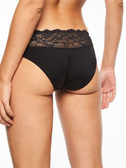 Chantelle Panties - Rive Gauche Lace Bikini 3087 - Black - Thebra