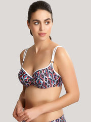 Panache Swimwear - Elle Fold Top Pant SW0877 - Tropical Print - Thebra