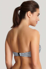 Panache Swimwear - Anya Padded Stripe Bandeau SW0893 - Black/White - Thebra