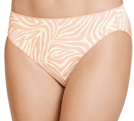 Jockey Panties - No Panty Line Promise Bikini 7490 - Rose Stripes