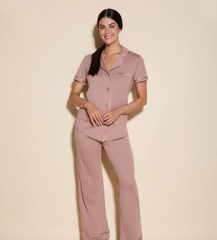 COSABELLA - FREE EXPRESS SHIPPING -Bella Short Sleeve Top and Pant Sleepwear Set- India