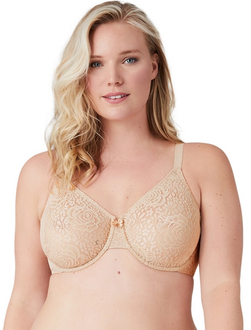 WACOAL - FREE EXPRESS SHIPPING -Halo Lace Underwire Bra- Sand