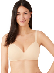 WACOAL - FREE EXPRESS SHIPPING -How Perfect Wire Free T-Shirt Bra- Sand