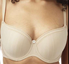 CLEO - FREE EXPRESS SHIPPING -Maddie Padded Balconnet Bra- Nude