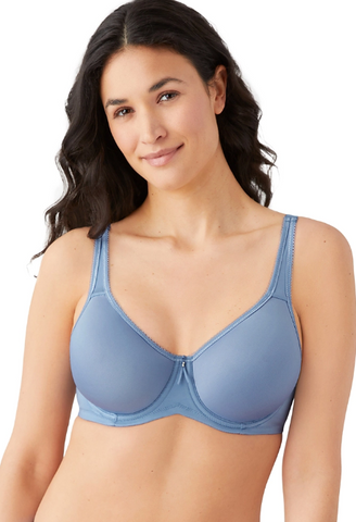 Wacoal Bra - Basic Beauty Spacer Underwire T-Shirt Bra 853192 - Country Blue -FREE EXPRESS SHIPPIING