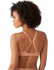 WACOAL - FREE EXPRESS SHIPPING -Halo Lace Underwire Bra- Almost Apricot