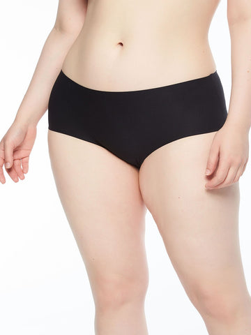 Chantelle Panties - SoftStretch Seamless Hipsters in One Size Plus 1134 - Black