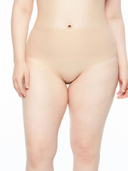 Chantelle Panties - Soft Stretch Seamless Full Brief in One Size Plus 1137 - Nude - Thebra