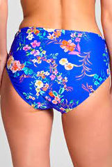 Panache Swimwear - Florentine Midi Pant SW1056 - Cobalt/Floral - Thebra