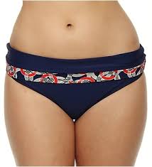 Panache Swimwear - Nancy Fold Pant SW0777 - Nautical Print - Thebra