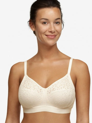 CHANTELLE - FREE EXPRESS SHIPPING -Allure Unlined Plunge Bra- Nude