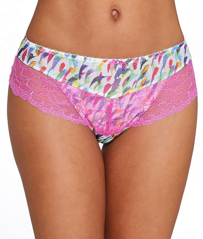 Panache Panties - Jasmine Brief 6955 - White Abstract - Thebra