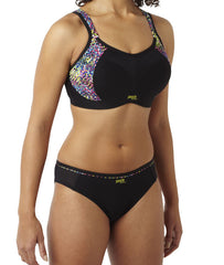 Panache Bras - Sport 7341 No Wire - Geo Print SPECIAL OFFER FREE EXPRESS SHIPPING - Thebra