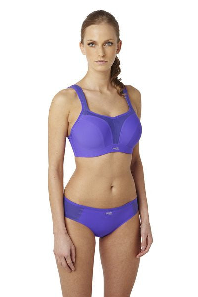 PANACHE SPORTS - FREE EXPRESS SHIPPING -Non Wired Sports Bra- Ultra Violet