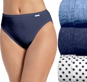 Jockey Panties - Elance Cotton Comfort 3 Pack French Cut 7461/7467 - Blue, Denim, Multi - Thebra